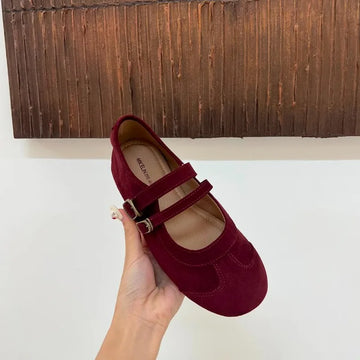 Xajzpa Flat Shoes for Women Fashionable Casual Fashionable Comfortable Zapatillas De Mujer Ballerina Soft Moccasin Mary Janes Shoes